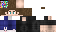 Minecraft skin texture, 64x32 legacy pixels