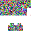 Blue Minecraft skin texture, 64x64 pixels