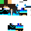Minecraft skin texture, 64x64 pixels