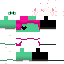 Minecraft skin texture, 64x64 pixels