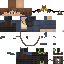 Minecraft skin texture, 64x64 pixels