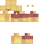Minecraft skin texture, 64x64 pixels