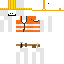 Minecraft skin texture, 64x64 pixels
