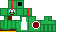 Minecraft skin texture, 64x32 legacy pixels