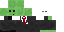 Minecraft skin texture, 64x32 legacy pixels
