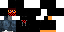 Minecraft skin texture, 64x32 legacy pixels