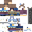 Minecraft skin texture, 64x64 pixels