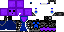 Minecraft skin texture, 64x32 legacy pixels