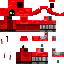 Minecraft skin texture, 64x64 pixels
