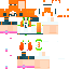 Minecraft skin texture, 64x64 pixels