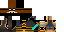 Minecraft skin texture, 64x32 legacy pixels