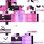 Minecraft skin texture, 64x64 pixels