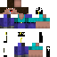Minecraft skin texture, 64x64 pixels