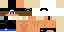 Minecraft skin texture, 64x32 legacy pixels