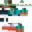 Minecraft skin texture, 64x64 pixels