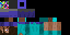 Minecraft skin texture, 64x32 legacy pixels