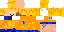 Minecraft skin texture, 64x32 legacy pixels