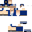 Minecraft skin texture, 64x64 pixels