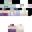 Minecraft skin texture, 64x64 pixels