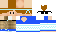 Minecraft skin texture, 64x32 legacy pixels