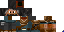 Minecraft skin texture, 64x32 legacy pixels