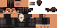 Minecraft skin texture, 64x32 legacy pixels