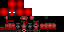 Minecraft skin texture, 64x32 legacy pixels