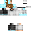 Minecraft skin texture, 64x64 pixels