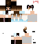 Minecraft skin texture, 64x64 pixels