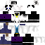 Minecraft skin texture, 64x64 pixels