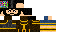 Minecraft skin texture, 64x32 legacy pixels