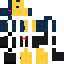 Minecraft skin texture, 64x64 pixels