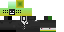 Minecraft skin texture, 64x32 legacy pixels