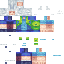 Minecraft skin texture, 64x64 pixels