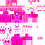 Minecraft skin texture, 64x64 pixels