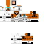 Minecraft skin texture, 64x64 pixels