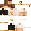 Minecraft skin texture, 64x64 pixels