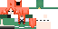 Minecraft skin texture, 64x32 legacy pixels