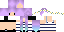 Minecraft skin texture, 64x32 legacy pixels