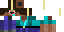 Minecraft skin texture, 64x32 legacy pixels
