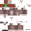 Minecraft skin texture, 64x64 pixels