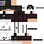 Minecraft skin texture, 64x64 pixels