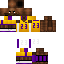 Minecraft skin texture, 64x64 pixels
