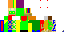 Minecraft skin texture, 64x32 legacy pixels