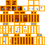Minecraft skin texture, 64x64 pixels
