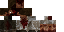 Gray Minecraft skin texture, 64x32 legacy pixels