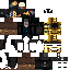 Minecraft skin texture, 64x64 pixels