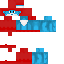 Minecraft skin texture, 64x64 pixels