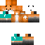 Minecraft skin texture, 64x64 pixels