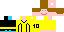 Minecraft skin texture, 64x32 legacy pixels